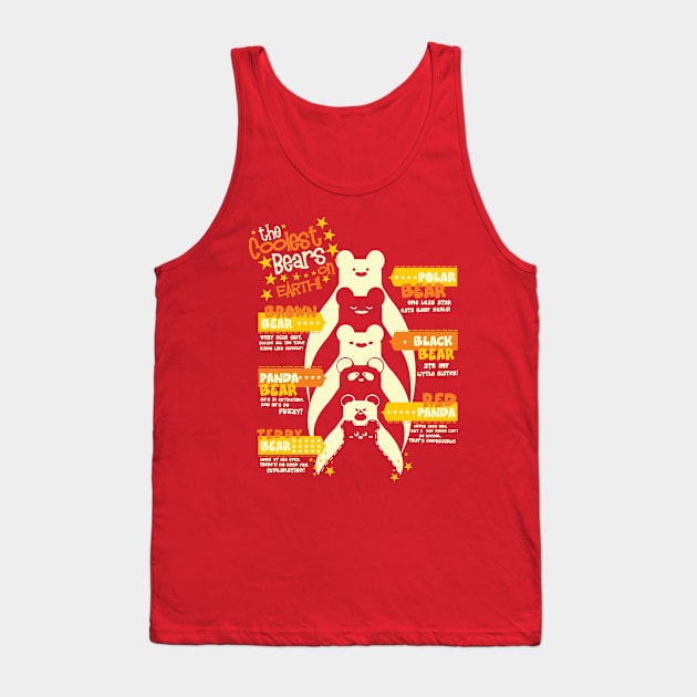 The Coolest Bears on Earth Tank Top by Tobe_Fonseca